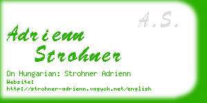 adrienn strohner business card